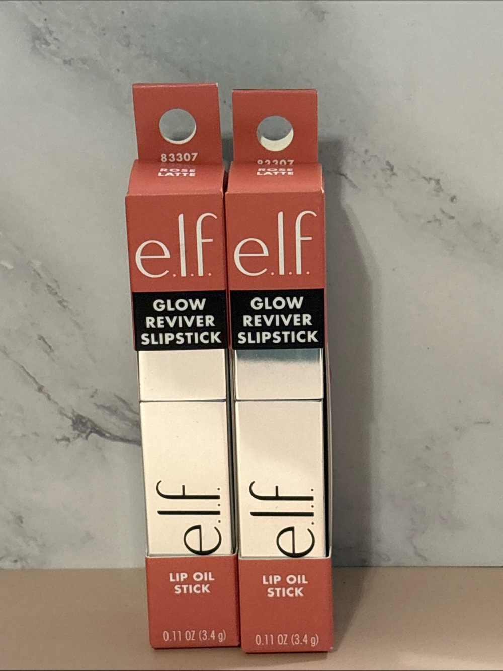 e.l.f. Glow Reviver Slipstick Lip Oil Stick —Rose Latte